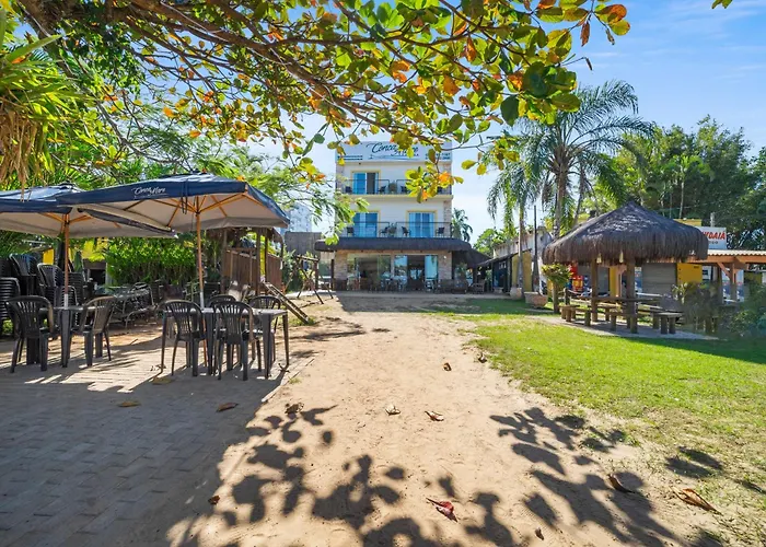 Pousada Conca di Mare - Restaurante próprio - Pé na areia Bertioga